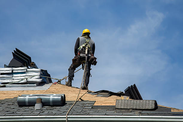 Professional Roofing technician working in Mountainside, NJ